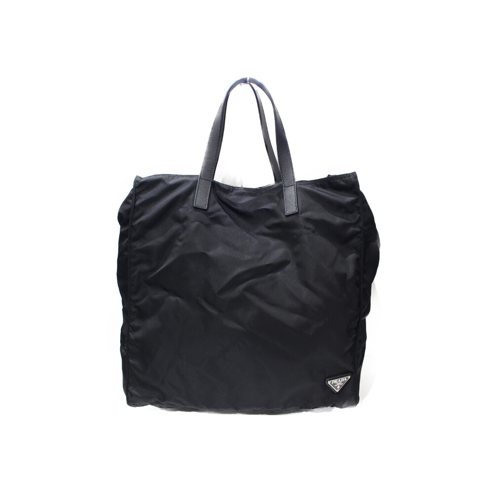 Prada Bag Black Tote Leather convenient everyday - Picture 2 of 7